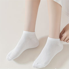 20 Pairs Solid Comfy Ankle Socks Women's Stockings