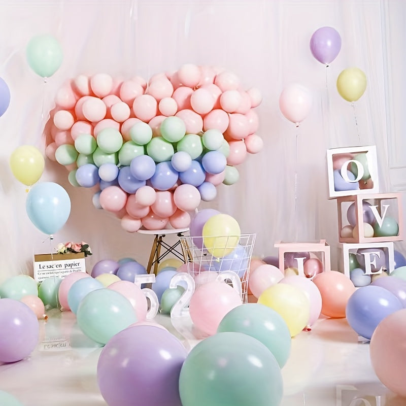 100-200pcs Macarons Latex Balloons Wedding Party Decoration Baby Shower