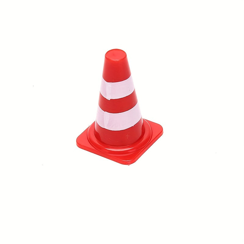 10 Mini Plastic Traffic Cones for Sports Training and Party Supplies