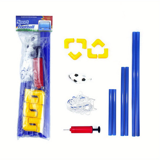 Indoor/Outdoor Football Door Game Kit with Ball Pump - Durable Toy for Kids