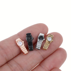 Mini Metal Watch Set for Dollhouse Decor