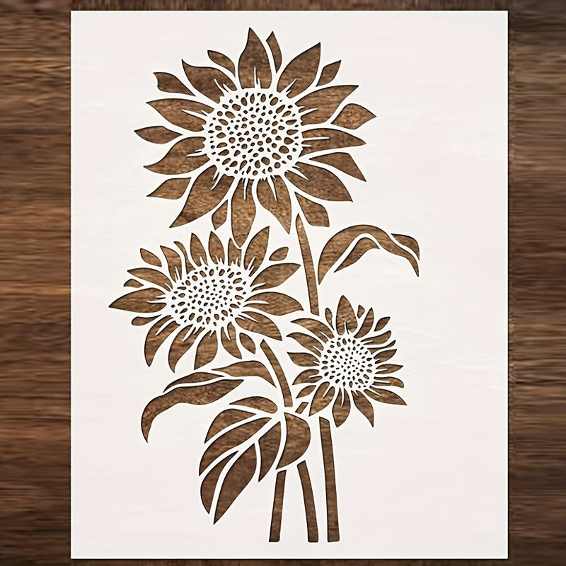 Sunflower Modeling Painting Template 1pc