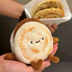 Cute Roujiamo Doll Soft Plush Hamburger Home Decor