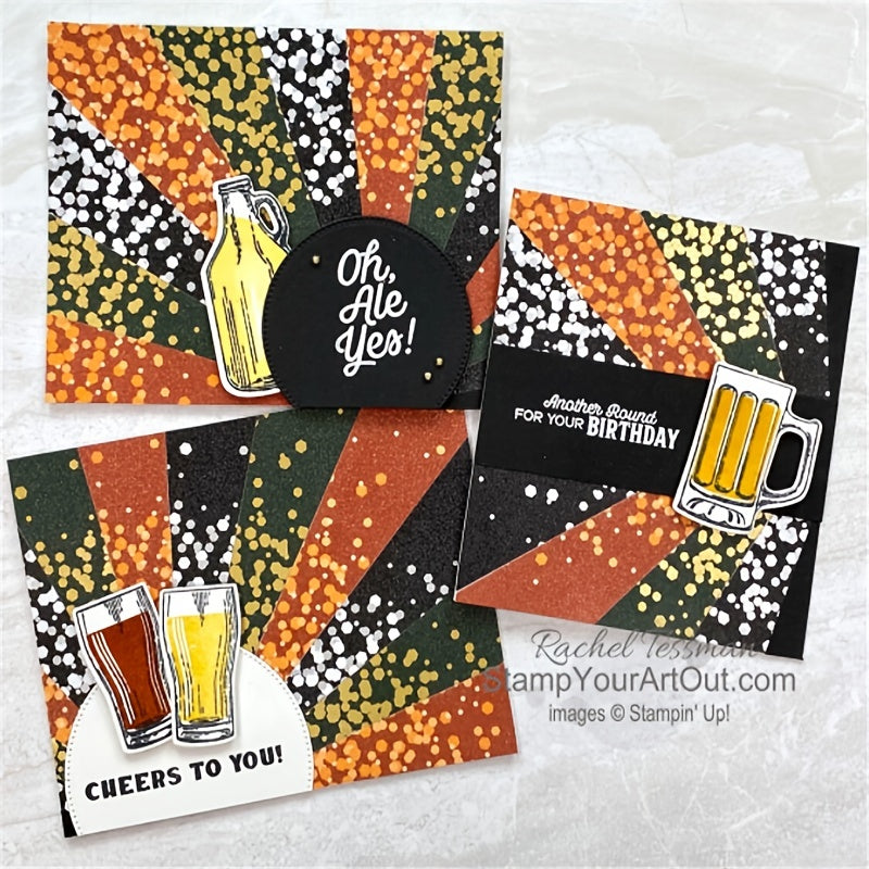 Wine Bottle Metal Cutting Dies and Stamps Set