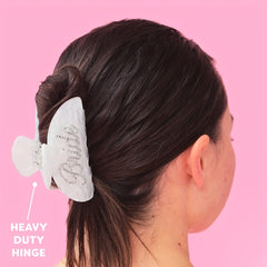 Bride Claw Hair Clip Rhinestone Logo Bachelorette Party Decorations