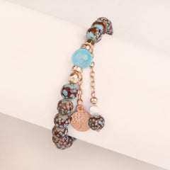 Women's Crystal Bead Bracelet, Elegant Fashion Jewelry