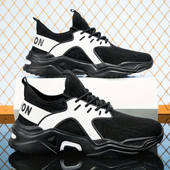 Women's Letter Graphic Mesh Running Shoes Anti Slip Athletic Sneakers