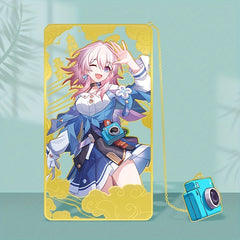 Shining Star Anime Rain Boy Girl Metal Bookmark