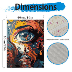 Acrylic Painting Kit for Adults 40x50 Unframed