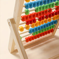 Wooden Addition Subtraction Calculator Kids Arithmetic Enlightenment 