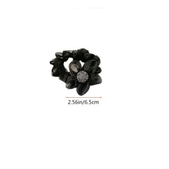 Mesh Rhinestone Flower Hair Ring Women's Hair Accessories