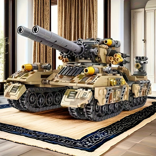 Tank Building Block Toy Set 8 in 1 Military Hobby Collection