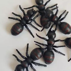 6pcs Halloween Ants Simulation Toys Strange Insect Model Gift