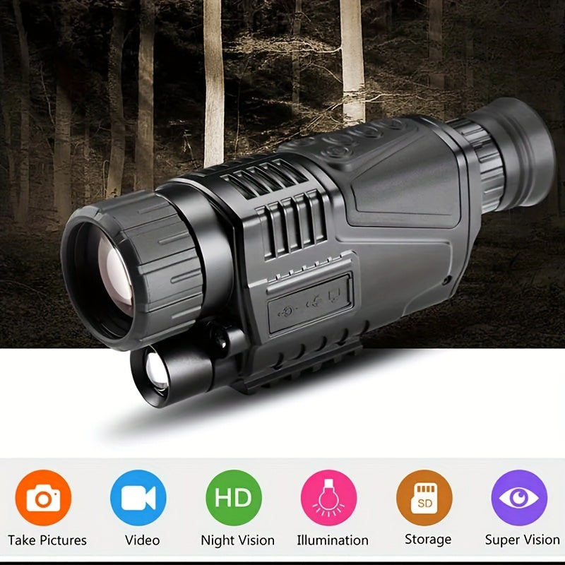 NV300 Night Vision Monocular 8x Digital Zoom Infrared Device USB Charging