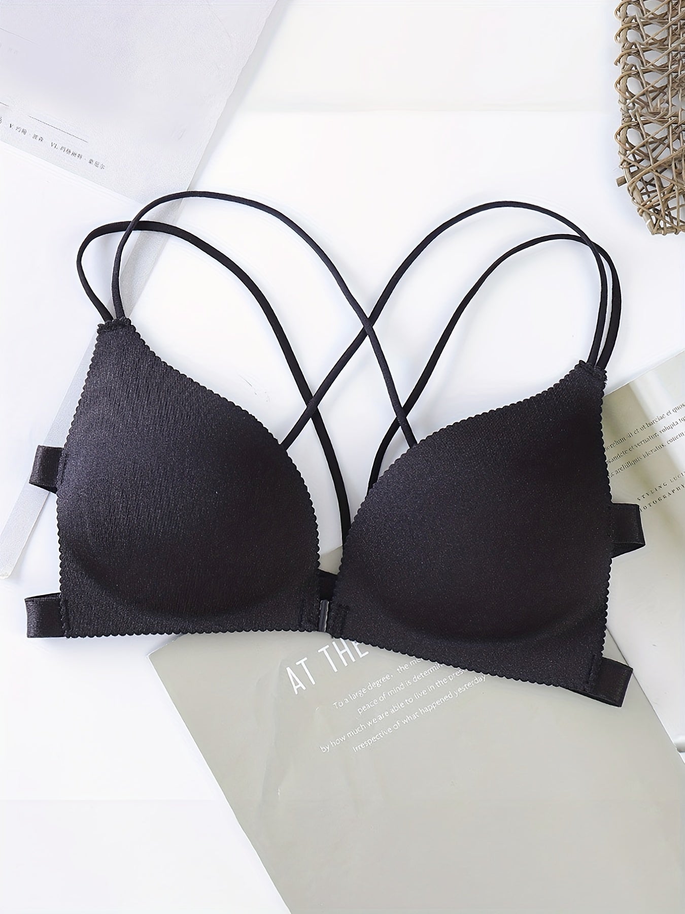 Wireless Front Buckle Push Up Bras for Women