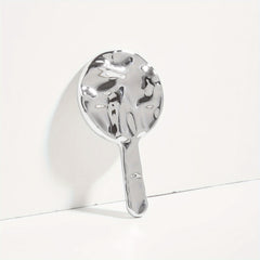 Creative Wave Pattern Handheld Makeup Cosmetic Mirror