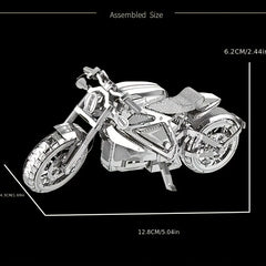 3D Metal Puzzle DIY Motorcycle Model