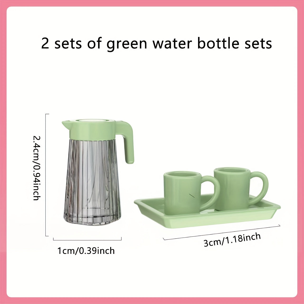 Dollhouse Kitchen Living Room Accessories Set