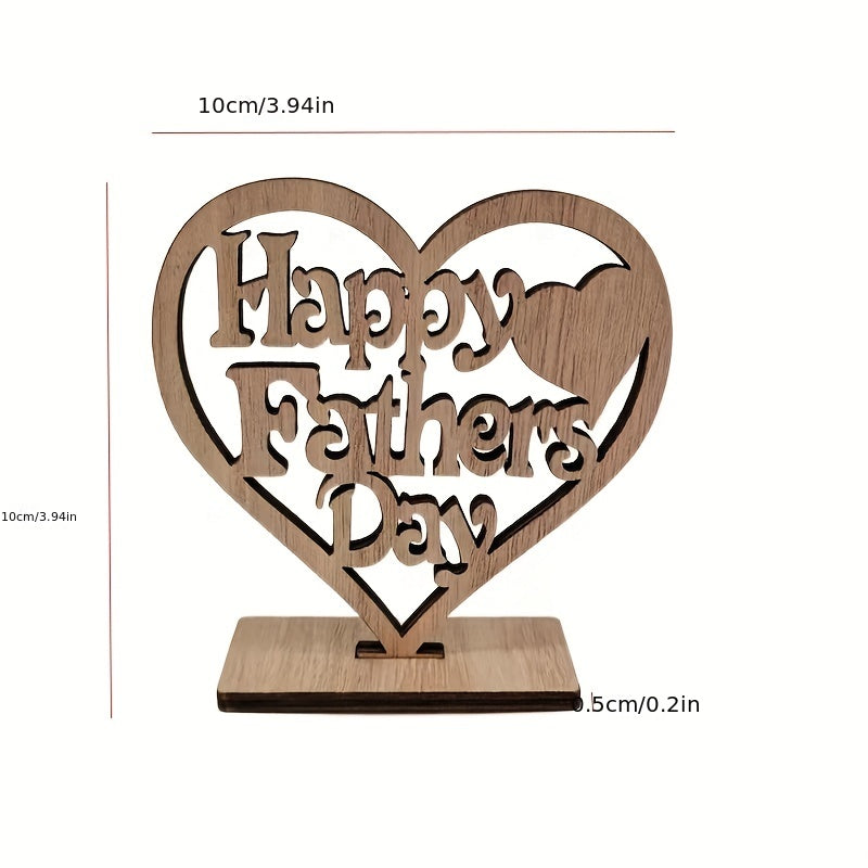Wooden Pendant Can DIY Keychain Decor Hollow Out Letter Laser Cutting