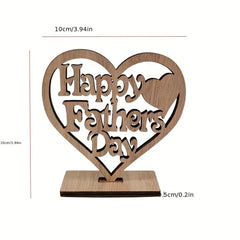 Wooden Pendant Can DIY Keychain Decor Hollow Out Letter Laser Cutting