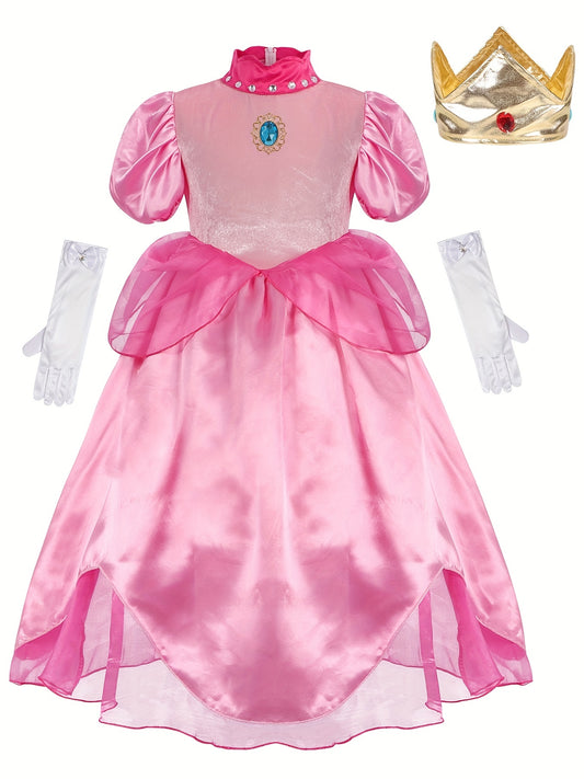 Princess Dress Cosplay Costume & Dress Up Girls Tulle Dresses Set