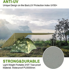 Waterproof Camping Tent Tarp Hammock Rain Fly Shelter for Hiking