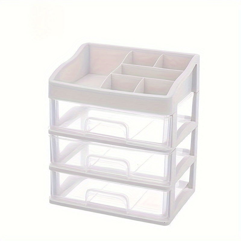 Large Capacity Makeup Organizer with Dustproof Drawer