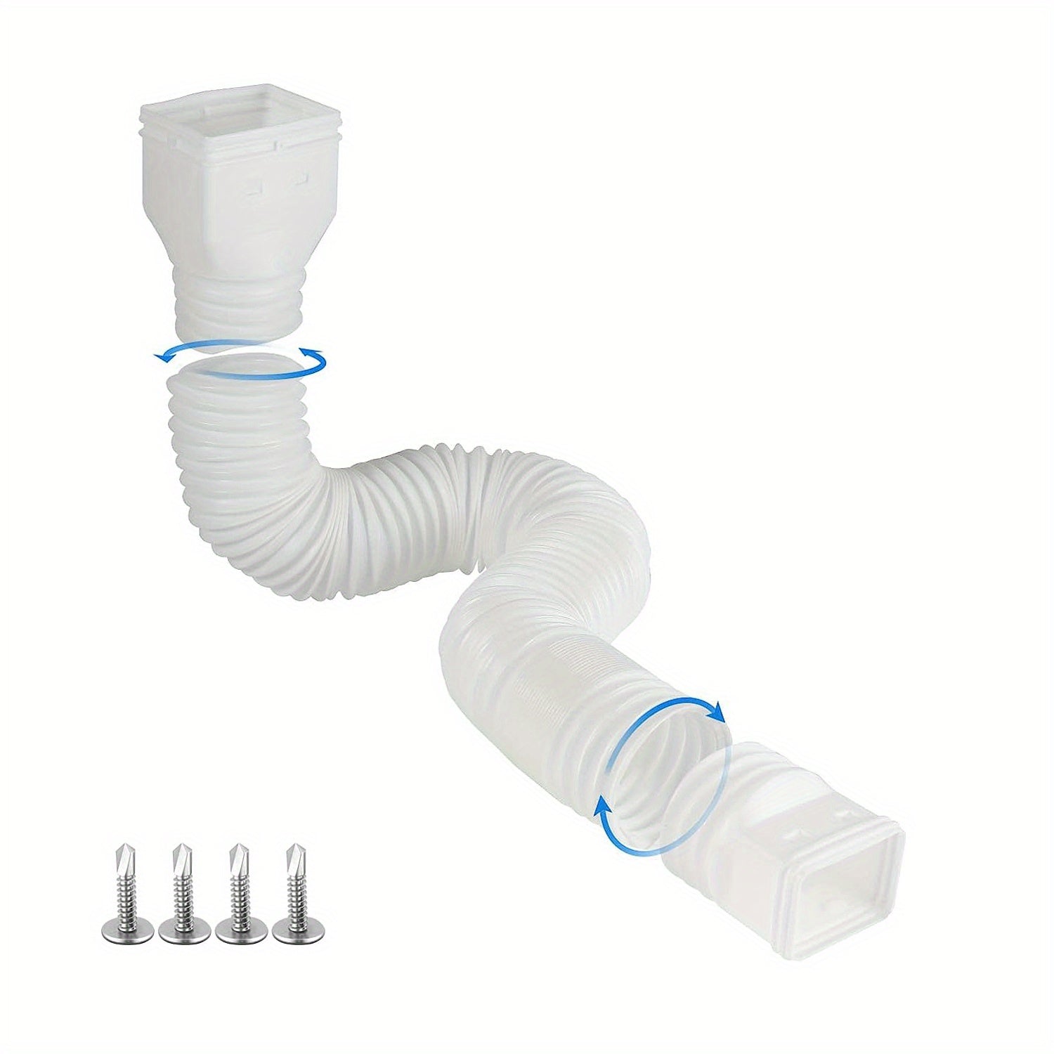Flexible Rain Downspout Extender Set 20-149 with Screws