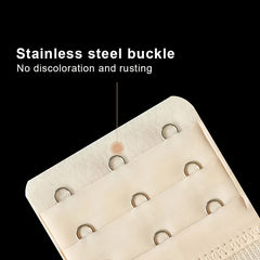 3pcs Bra Extension Buckle Set Comfortable Strap Extenders Women's Accessories