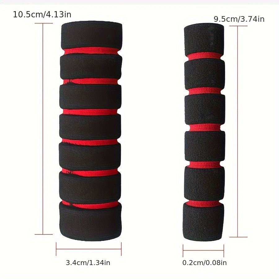 4pcs Motorcycle Bike Sponge Grip Cover Anti slip Racing Foam Handle Bar