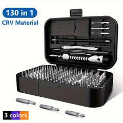 Mr Tools 130 In 1 Screwdriver Set With 117 Magnetic Screw Bits