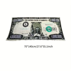 1pc $1M Pattern Plush Blanket Air conditioning Soft Warm Blanket