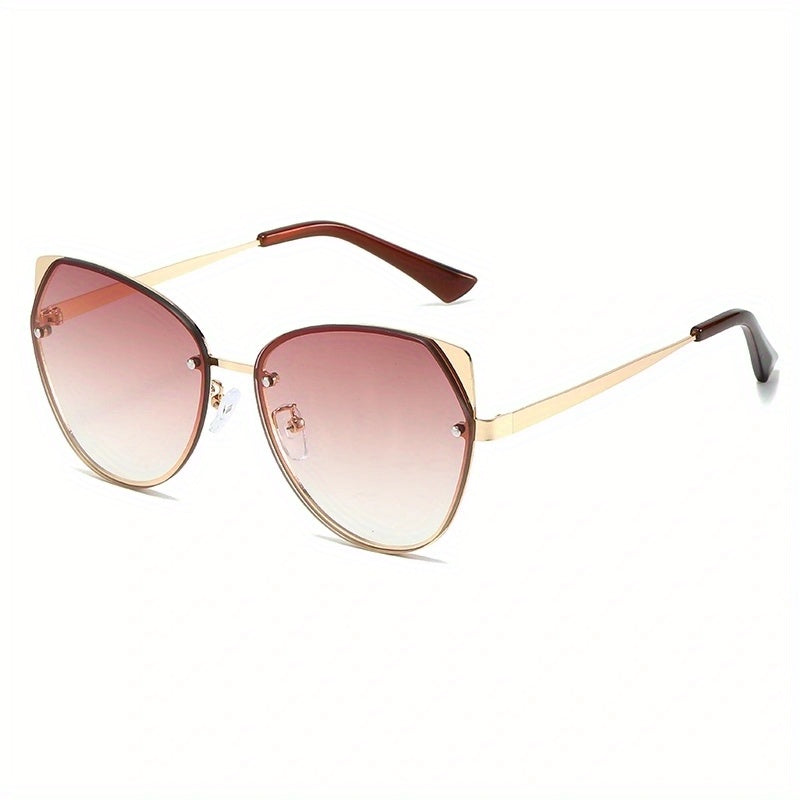 Cat Eye Ombre Lens Sunglasses UV400