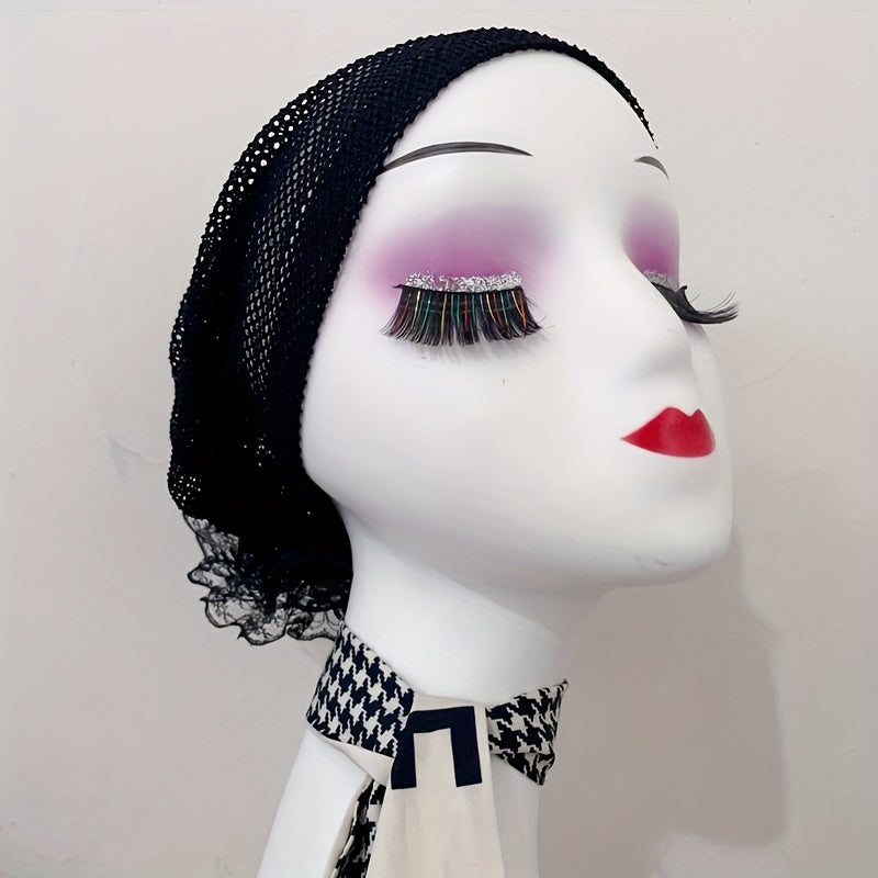 Breathable Mesh Turban Hijab Cap Ramadan Underscarf Hat
