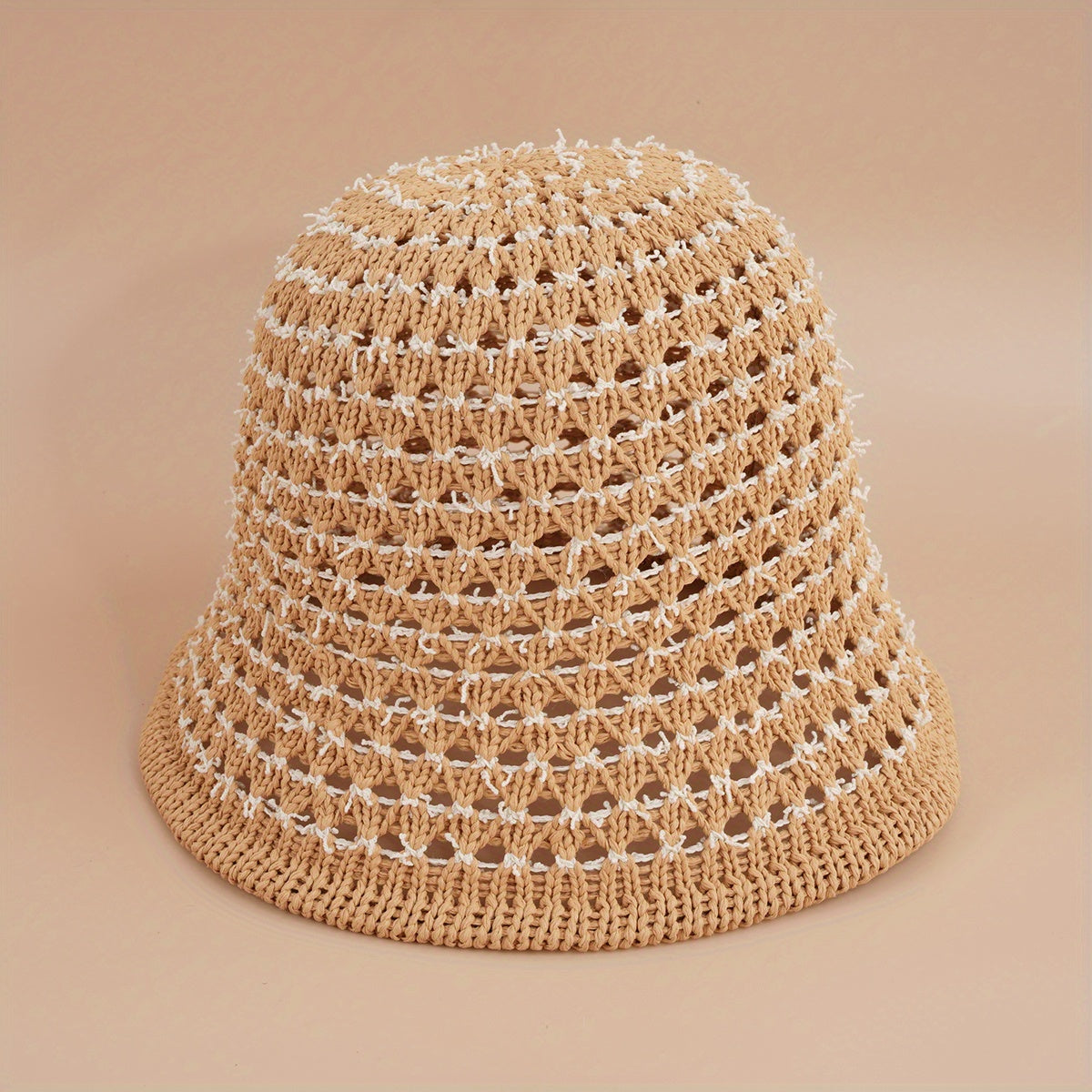Woolen Plaid Fisherman Hat Autumn Winter All-match Bucket Hat
