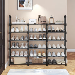 3 Row Shoe Rack Space Saving Easy Assembly