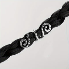 Vintage Viking Style Hair Ring Dreadlock Braid Hair Clip Hair Accessories