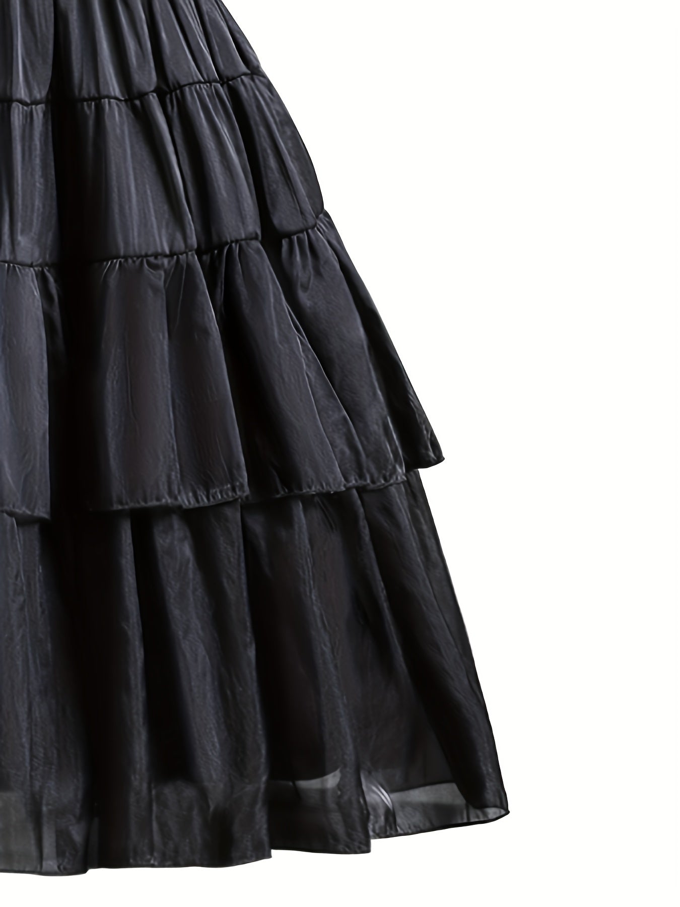 Girls Ruffled Sleeves Dress Princess Dresses & Belt