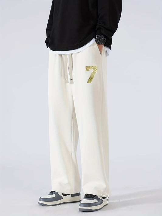 Men's Casual Loose Drawstring Trousers - Spring Autumn Long Pants
