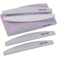 Manicure Tool File Buffers for Acrylic Nails 100/180 Grits, Double Sided Files