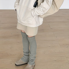 Women's Solid Leg Warmers, 3 Pairs