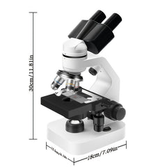 Biological Dual Binocular Microscope 40X 1000X Magnification