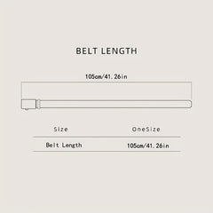 Men's Smooth Buckle Belt Joker Belt Gift Dad And Husband