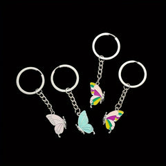 Adjustable Butterfly Keychain Set