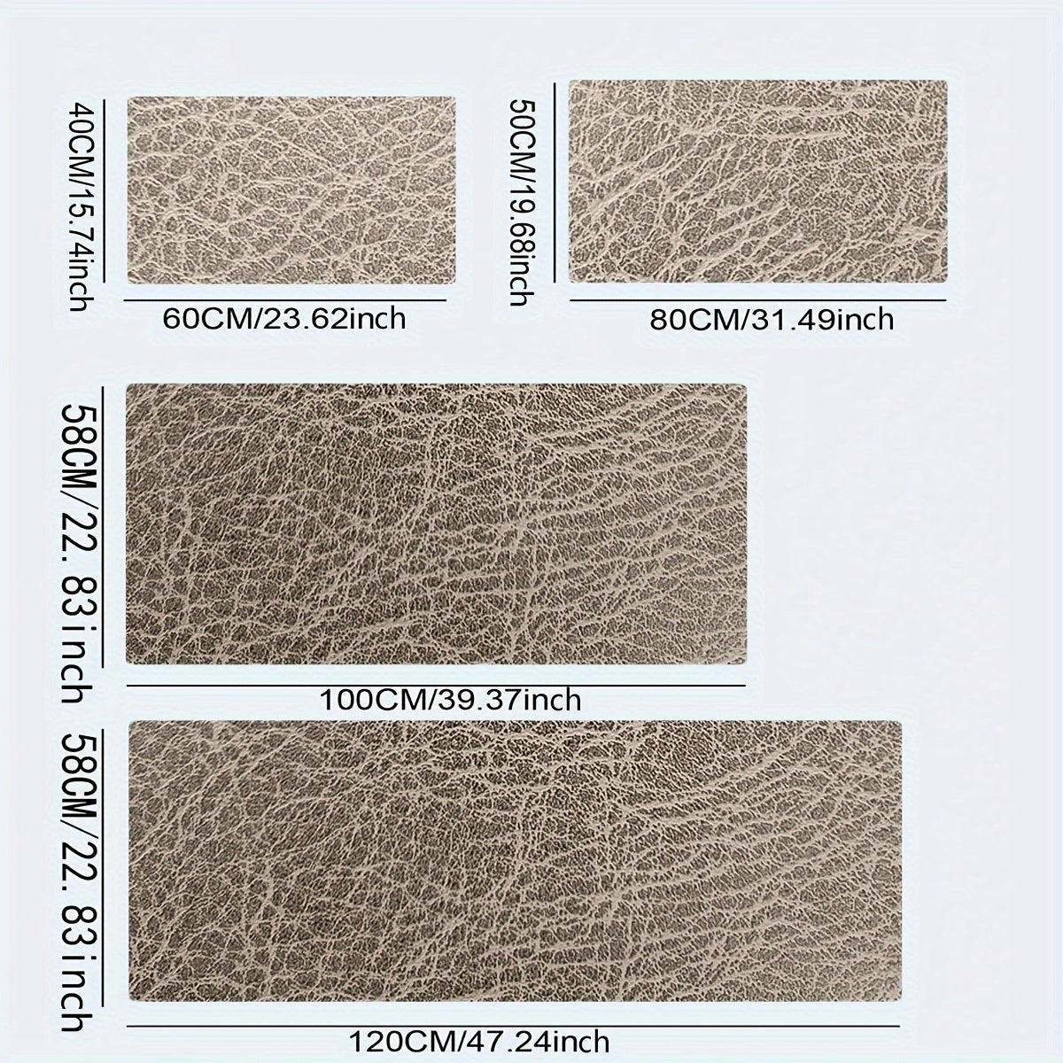 Brown Texture Small Fresh Ring Eye Protection Large Mouse Pad Desk Pad