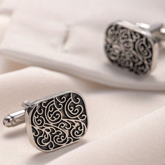 Roman Pattern Cufflinks for Men's Shirts