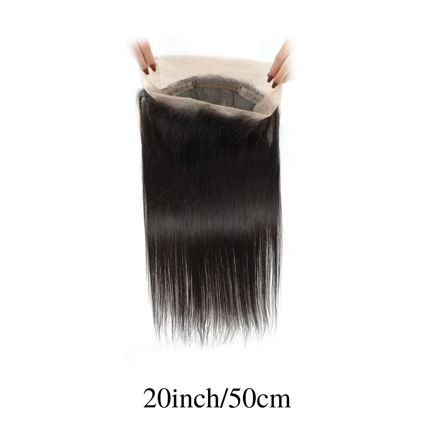 360 Lace Frontal Closure Straight Human Hair HD Transparent Lace