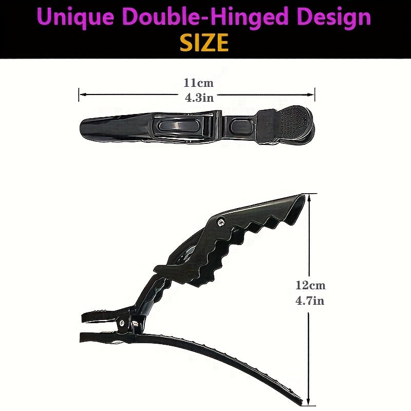 12pcs Hair Clip Basic Duck Billed Clip Hair Styler Women's Hair Accessories