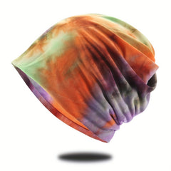 Men's Tie Dye Pullover Hat Graffiti Style