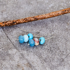 Boho Turquoise Bead Earrings